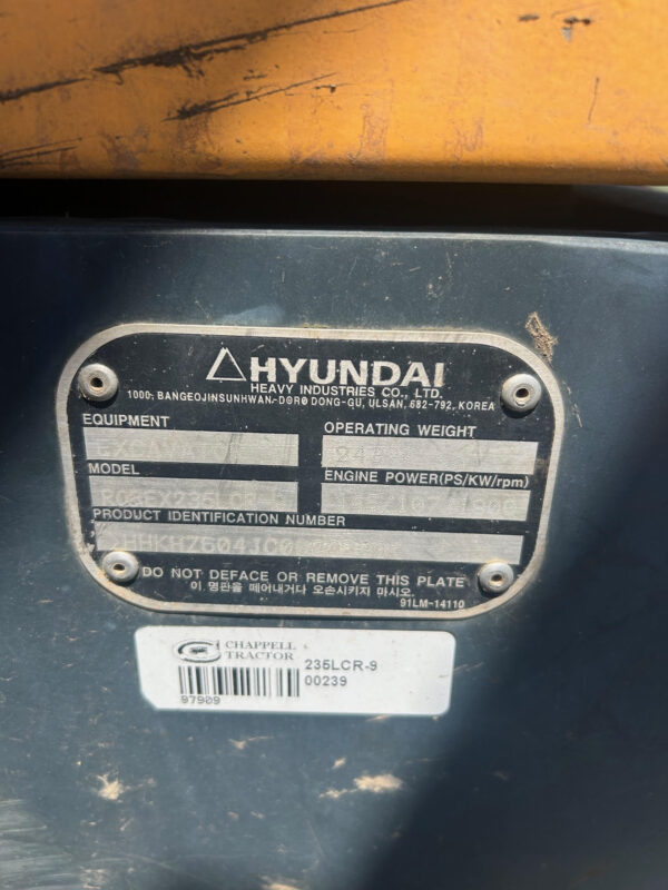 HYUNDAI 235LC-9 - Image 6